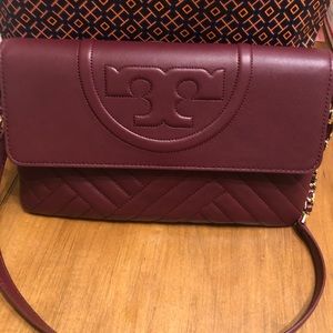 Tory Burch Alexa Clutch Quilted Shoulder Bag